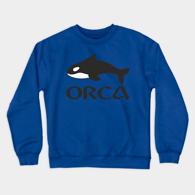 ORCA KILLER WHALE Crewneck Sweatshirt by tonycastell